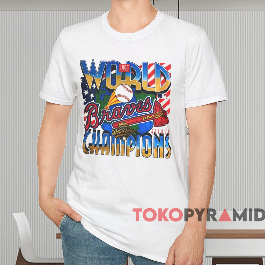 Atlanta Braves 1995 Champions Shirt White T shirt Atlanta Braves 1995 Champions Shirt White T shirt