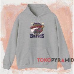 Atlanta Braves 1995 Eastern Division Champions Shirt 2 Atlanta Braves 1995 Eastern Division Champions Shirt Grey Hoodie