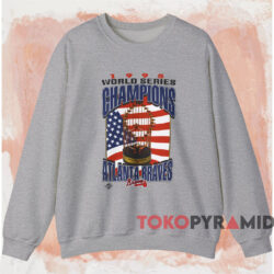 Atlanta Braves 1996 World Series Champions Shirt Grey Sweatshirt