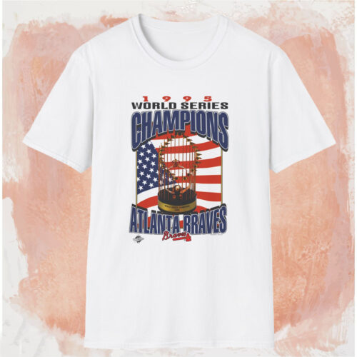 Atlanta Braves 1996 World Series Champions Shirt White T shirt