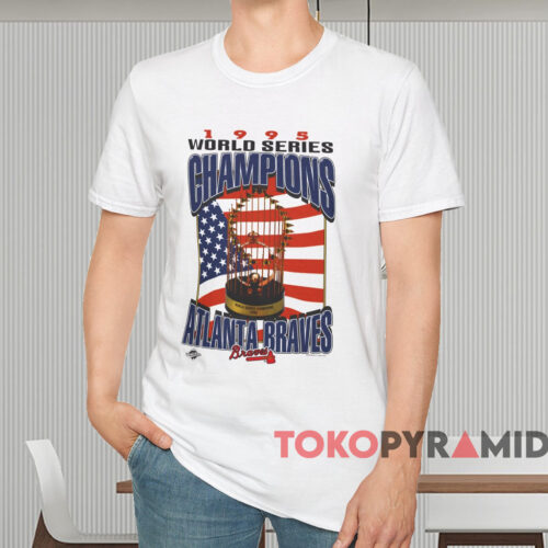 Atlanta Braves 1996 World Series Champions Shirt White T shirt