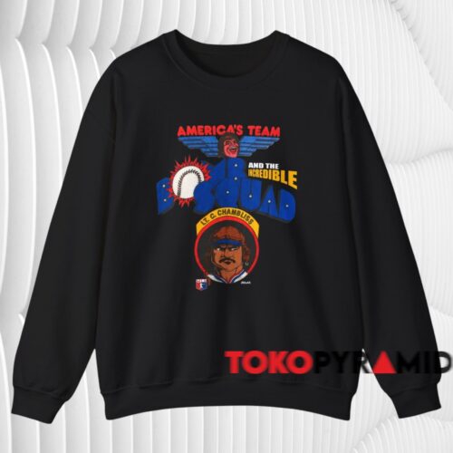 Atlanta Braves Chris Chambliss Cartoon Shirt Black Sweatshirt