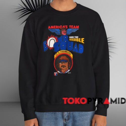 Atlanta Braves Chris Chambliss Cartoon Shirt Black Sweatshirt