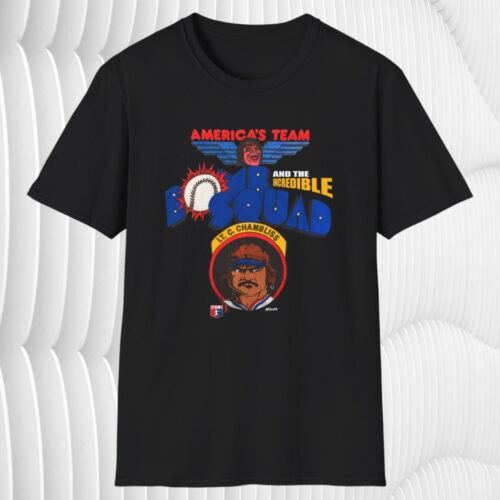 Atlanta Braves Chris Chambliss Cartoon Shirt Black T shirt