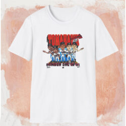 Atlanta Braves The Tomahawk Number One In 91 Shirt White T shirt