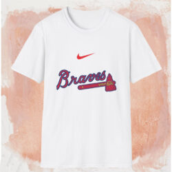 Atlanta Braves Wordmark Legend Shirt White T shirt