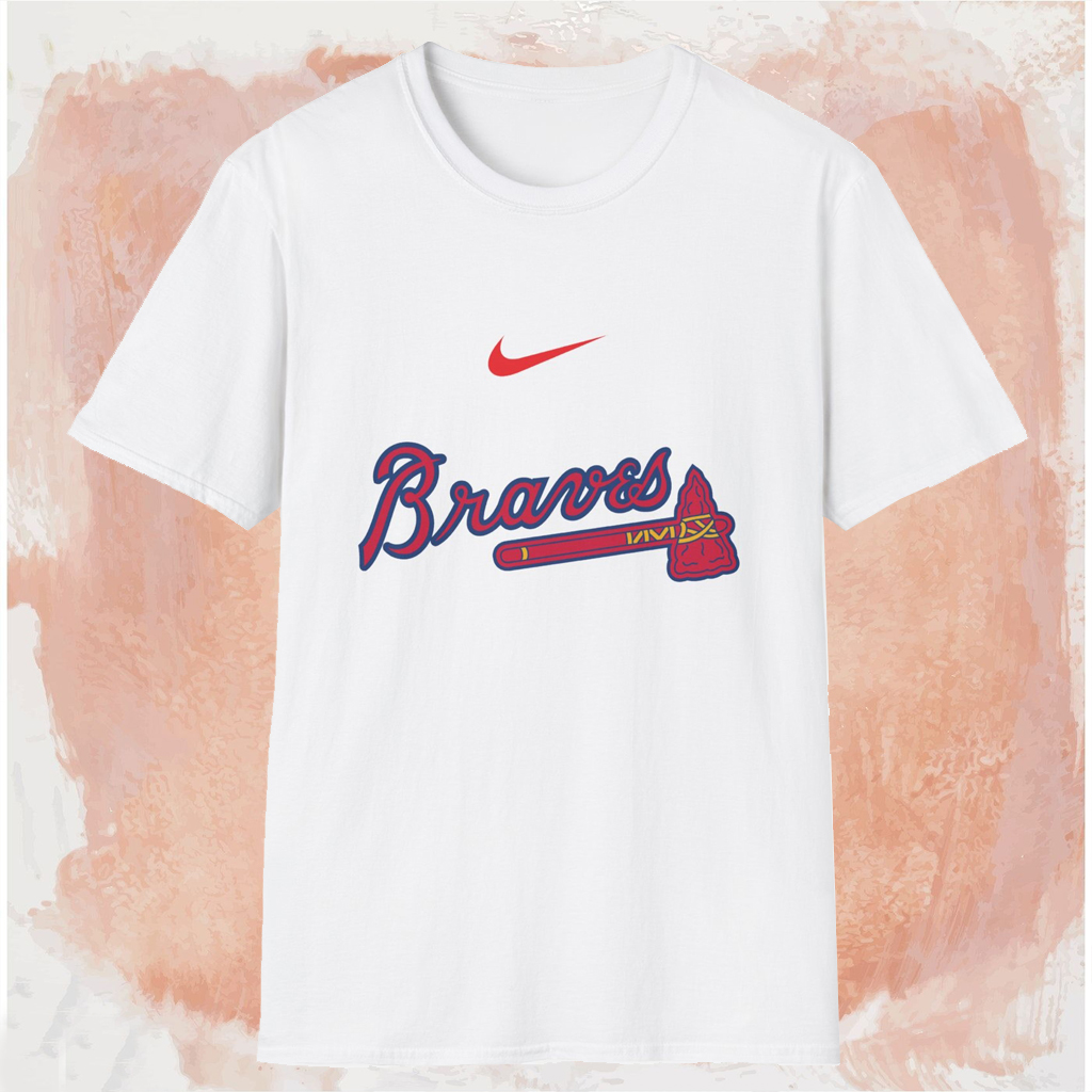Atlanta Braves Wordmark Legend Shirt White T shirt Atlanta Braves Wordmark Legend Shirt White T shirt