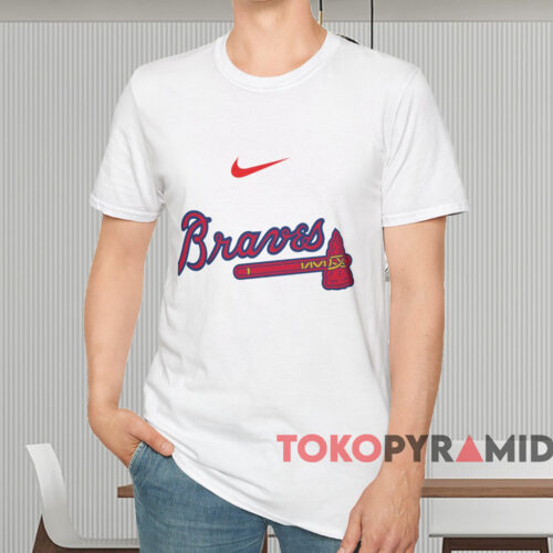 Atlanta Braves Wordmark Legend Shirt White T shirt Atlanta Braves Wordmark Legend Shirt White T shirt