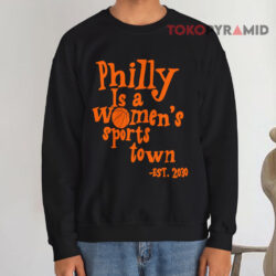 Aubrey Plaza Philly Is A Women's Sports Town Black T shirt