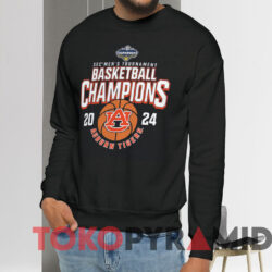 Auburn Tigers 2024 Sec Men's Basketball Conference Tournament Champions Shirt Black Sweatshirt