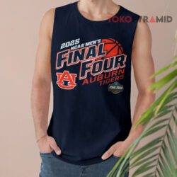 Auburn Tigers Champion 2025 NCAA Men's Final Four Shirt 2 Auburn Tigers Champion 2025 Ncaa Men's Final Four Tank Top
