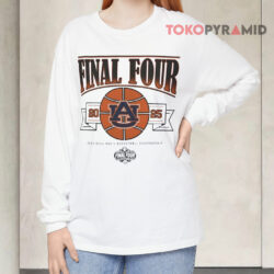 Auburn Tigers NCAA Final Four Basketball 2025 Shirt 4 Auburn Tigers Ncaa Final Four Basketball 2025 Long sleeved