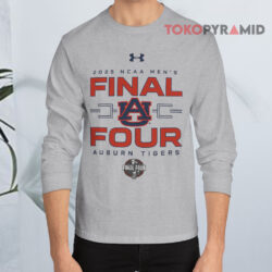 Auburn Tigers Under Armour 2025 Ncaa Basketball Tournament March Madness Final Four Long sleeved