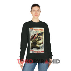 Auburn Tigers War Damn Veterans Aubie Military Appreciation Black Long sleeved