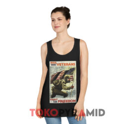 Auburn Tigers War Damn Veterans Aubie Military Appreciation Black Tank Top