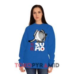 B Kliban Crazy Hawaii Sumo Cat Shirt 4 B Kliban Crazy Hawaii Sumo Cat Blue Sweatshirt