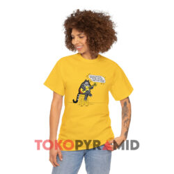 B Kliban Eat Them Mousies Guitar Yellow T shirt