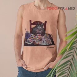 B Kliban The Cat Painting Hawaii Tank Top