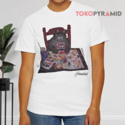 B Kliban The Cat Painting Hawaii White T shirt
