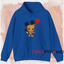 Baby Groot Disney T-shirt 2 Baby Groot Disney T shirt Blue Hoodie