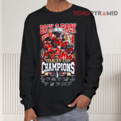 Back 2 Back Florida Panthers Stanley Cup Champions Signatures Shirt 4 Back 2 Back Florida Panthers Stanley Cup Champions Signatures Long sleeved