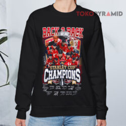 Back 2 Back Florida Panthers Stanley Cup Champions Signatures Shirt 3 Back 2 Back Florida Panthers Stanley Cup Champions Signatures Sweatshirt