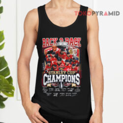 Back 2 Back Florida Panthers Stanley Cup Champions Signatures Shirt 2 Back 2 Back Florida Panthers Stanley Cup Champions Signatures Tank Top