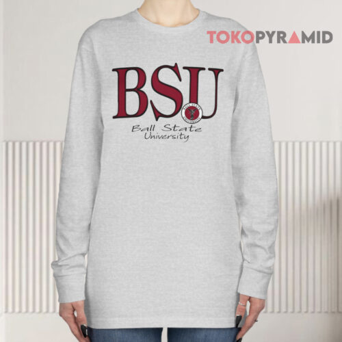 Ball State University Bsu Logo Long sleeved