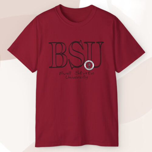 Ball State University Bsu Logo T shirt
