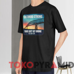 Baltimore Bridge Collapse Shirt Francis Scott Key Bridge Shirt Black T shirt