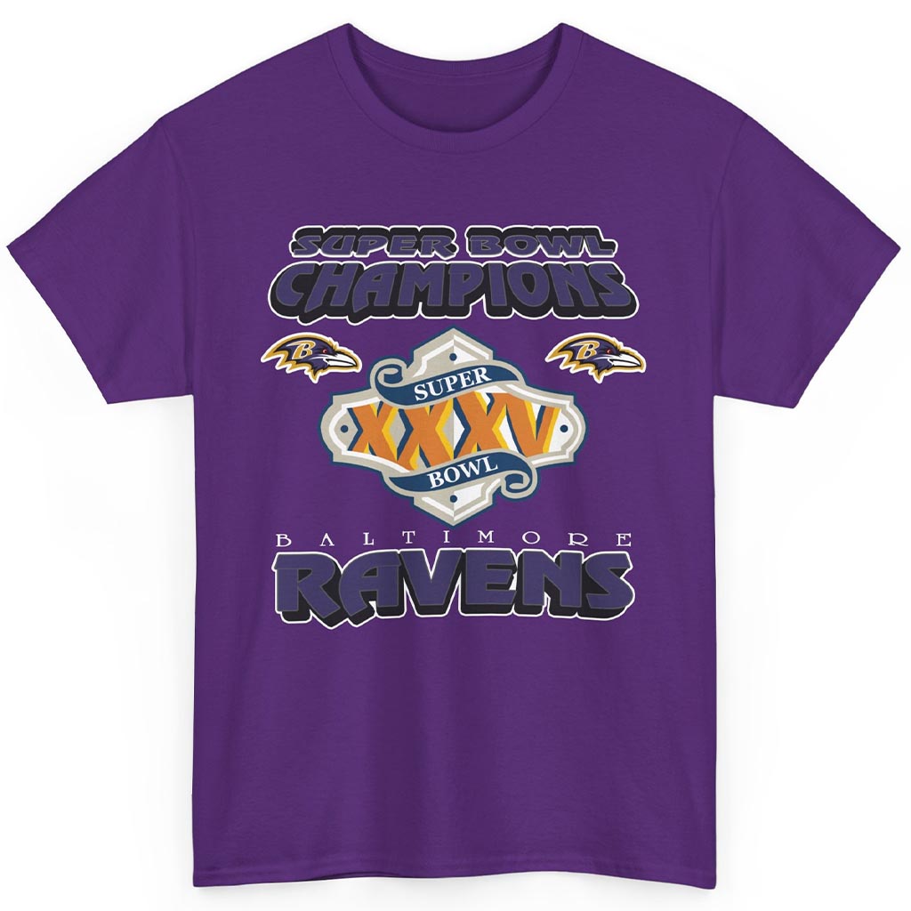 Baltimore Ravens Super Bowl XXXV Shirt Baltimore Ravens Super Bowl XXXV Shirt