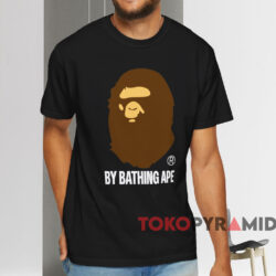 Bape A Bathing Ape College Logo T shirt Black T shirt