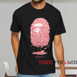 Bape A Bathing Ape Sakura Tree T shirt Black T shirt