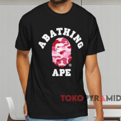 Bape Abc Camo College T shirt Black T shirt