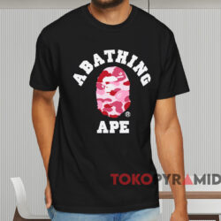 Bape Abc Camo College T shirt Black T shirt