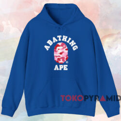 BAPE Abc Camo College T-shirt 2 Bape Abc Camo College T shirt Blue Hoodie