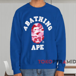 Bape Abc Camo College T-shirt 4 Bape Abc Camo College T shirt Blue Sweatshirt