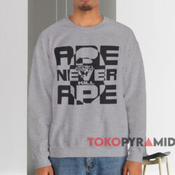 Bape Ape Shall Never Kill Ape T shirt Grey Sweatshirt