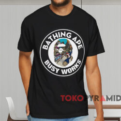 Bape Art Busy Work T shirt Black T shirt
