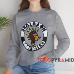 BAPE Baby Milo No Future T-shirt 4 Bape Baby Milo No Future T shirt Grey Sweatshirt