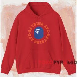 Bape Bathing Ape T-shirt 2 Bape Bathing Ape T shirt Red Hoodie