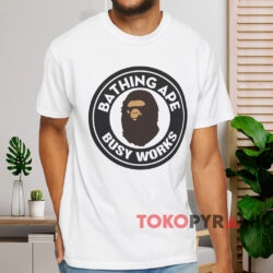 Bape Busy Works T shirt White T shirt