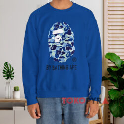 Bape By Bathing Ape T-shirt 4 Bape By Bathing Ape T shirt Blue Sweatshirt