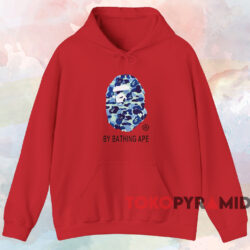 Bape By Bathing Ape T-shirt 2 Bape By Bathing Ape T shirt Red Hoodie