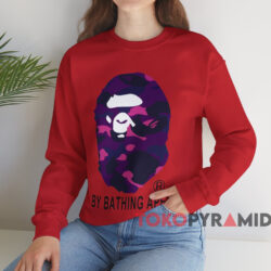 BAPE Color Camo By Bathing Ape T-shirt 4 Bape Color Camo By Bathing Ape T shirt Red Sweatshirt