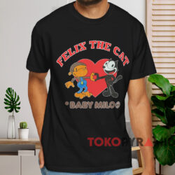 Bape Felix The Cat Baby Milo T shirt Black T shirt
