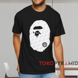 Bape Hexagram Big Ape Head T shirt Black T shirt