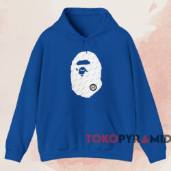 Bape Hexagram Big Ape Head T-shirt 2 Bape Hexagram Big Ape Head T shirt Blue Hoodie