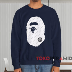 Bape Hexagram Big Ape Head T-shirt 4 Bape Hexagram Big Ape Head T shirt Navy Sweatshirt