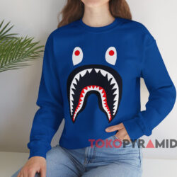 Bape Shark T-shirt 4 Bape Shark T shirt Blue Sweatshirt